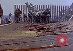 Image of USS Enterprise CV-6 after Kamikaze attack Pacific Ocean, 1945, second 48 stock footage video 65675050832