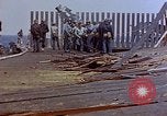 Image of USS Enterprise CV-6 after Kamikaze attack Pacific Ocean, 1945, second 49 stock footage video 65675050832
