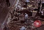Image of USS Enterprise CV-6 after Kamikaze attack Pacific Ocean, 1945, second 54 stock footage video 65675050832
