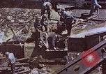 Image of USS Enterprise CV-6 after Kamikaze attack Pacific Ocean, 1945, second 56 stock footage video 65675050832