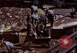 Image of USS Enterprise CV-6 after Kamikaze attack Pacific Ocean, 1945, second 57 stock footage video 65675050832