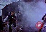Image of CV-6 USS Enterprise aftermath of kamikaze attack Pacific Ocean, 1945, second 3 stock footage video 65675050833