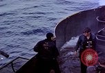 Image of CV-6 USS Enterprise aftermath of kamikaze attack Pacific Ocean, 1945, second 7 stock footage video 65675050833
