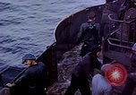 Image of CV-6 USS Enterprise aftermath of kamikaze attack Pacific Ocean, 1945, second 9 stock footage video 65675050833