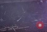 Image of CV-6 USS Enterprise aftermath of kamikaze attack Pacific Ocean, 1945, second 17 stock footage video 65675050833
