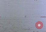 Image of CV-6 USS Enterprise aftermath of kamikaze attack Pacific Ocean, 1945, second 39 stock footage video 65675050833