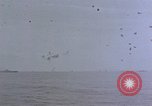 Image of CV-6 USS Enterprise aftermath of kamikaze attack Pacific Ocean, 1945, second 46 stock footage video 65675050833