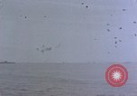 Image of CV-6 USS Enterprise aftermath of kamikaze attack Pacific Ocean, 1945, second 47 stock footage video 65675050833