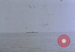 Image of CV-6 USS Enterprise aftermath of kamikaze attack Pacific Ocean, 1945, second 53 stock footage video 65675050833
