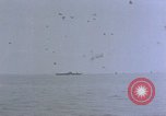 Image of CV-6 USS Enterprise aftermath of kamikaze attack Pacific Ocean, 1945, second 55 stock footage video 65675050833