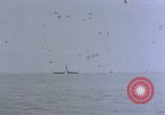 Image of CV-6 USS Enterprise aftermath of kamikaze attack Pacific Ocean, 1945, second 57 stock footage video 65675050833