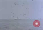Image of CV-6 USS Enterprise aftermath of kamikaze attack Pacific Ocean, 1945, second 58 stock footage video 65675050833