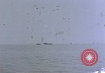 Image of CV-6 USS Enterprise aftermath of kamikaze attack Pacific Ocean, 1945, second 62 stock footage video 65675050833