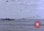 Image of USS Enterprise severely damaged by Kamikaze strike Pacific Ocean, 1945, second 3 stock footage video 65675050835