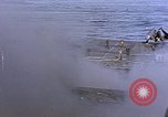 Image of USS Enterprise severely damaged by Kamikaze strike Pacific Ocean, 1945, second 17 stock footage video 65675050835
