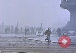 Image of USS Enterprise severely damaged by Kamikaze strike Pacific Ocean, 1945, second 35 stock footage video 65675050835