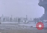 Image of USS Enterprise severely damaged by Kamikaze strike Pacific Ocean, 1945, second 37 stock footage video 65675050835