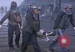 Image of USS Enterprise severely damaged by Kamikaze strike Pacific Ocean, 1945, second 46 stock footage video 65675050835