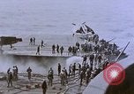 Image of USS Enterprise severely damaged by Kamikaze strike Pacific Ocean, 1945, second 57 stock footage video 65675050835