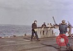 Image of USS Enterprise kamikaze attack Pacific Ocean, 1945, second 43 stock footage video 65675050836