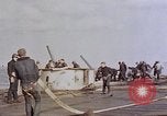 Image of USS Enterprise kamikaze attack Pacific Ocean, 1945, second 45 stock footage video 65675050836