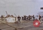 Image of USS Enterprise kamikaze attack Pacific Ocean, 1945, second 46 stock footage video 65675050836