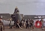 Image of USS Enterprise kamikaze attack Pacific Ocean, 1945, second 56 stock footage video 65675050836