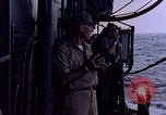 Image of U.S. Navy TBF Avenger aircraft drop practice bombs on target sled Pacific Ocean, 1945, second 48 stock footage video 65675050838