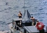 Image of motor launch Pacific Ocean, 1945, second 22 stock footage video 65675050839