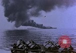 Image of USS Bunker Hill Pacific Ocean, 1945, second 28 stock footage video 65675050860