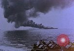 Image of USS Bunker Hill Pacific Ocean, 1945, second 36 stock footage video 65675050860