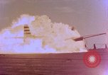 Image of F6F Hellcat aircraft on fire Pacific Ocean, 1945, second 5 stock footage video 65675050861
