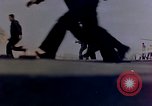 Image of F6F Hellcat aircraft on fire Pacific Ocean, 1945, second 17 stock footage video 65675050861