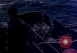 Image of F6F Hellcat aircraft on fire Pacific Ocean, 1945, second 44 stock footage video 65675050861