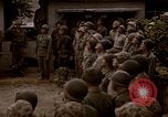 Image of American flag raising ceremony Saipan Northern Mariana Islands, 1944, second 8 stock footage video 65675050871