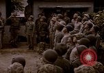 Image of American flag raising ceremony Saipan Northern Mariana Islands, 1944, second 11 stock footage video 65675050871