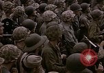Image of American flag raising ceremony Saipan Northern Mariana Islands, 1944, second 28 stock footage video 65675050871
