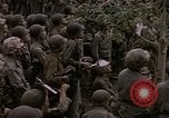 Image of American flag raising ceremony Saipan Northern Mariana Islands, 1944, second 29 stock footage video 65675050871