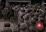 Image of American flag raising ceremony Saipan Northern Mariana Islands, 1944, second 34 stock footage video 65675050871