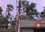 Image of American flag raising ceremony Saipan Northern Mariana Islands, 1944, second 39 stock footage video 65675050871