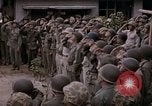 Image of American flag raising ceremony Saipan Northern Mariana Islands, 1944, second 45 stock footage video 65675050871