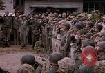 Image of American flag raising ceremony Saipan Northern Mariana Islands, 1944, second 53 stock footage video 65675050871