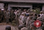 Image of American flag raising ceremony Saipan Northern Mariana Islands, 1944, second 56 stock footage video 65675050871