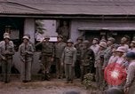 Image of American flag raising ceremony Saipan Northern Mariana Islands, 1944, second 57 stock footage video 65675050871