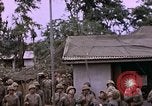 Image of American flag raising ceremony Saipan Northern Mariana Islands, 1944, second 61 stock footage video 65675050871