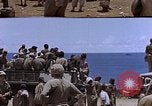 Image of American soldiers search a Japanese youth in uniform Saipan Northern Mariana Islands, 1944, second 52 stock footage video 65675050873