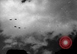 Image of USS Yorktown under Japanese aircraft attack Pacific Ocean, 1945, second 16 stock footage video 65675050877