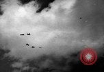 Image of USS Yorktown under Japanese aircraft attack Pacific Ocean, 1945, second 20 stock footage video 65675050877