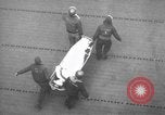 Image of USS Yorktown under Japanese aircraft attack Pacific Ocean, 1945, second 57 stock footage video 65675050877