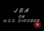 Image of USS Sigsbee Pacific Ocean, 1945, second 1 stock footage video 65675050881